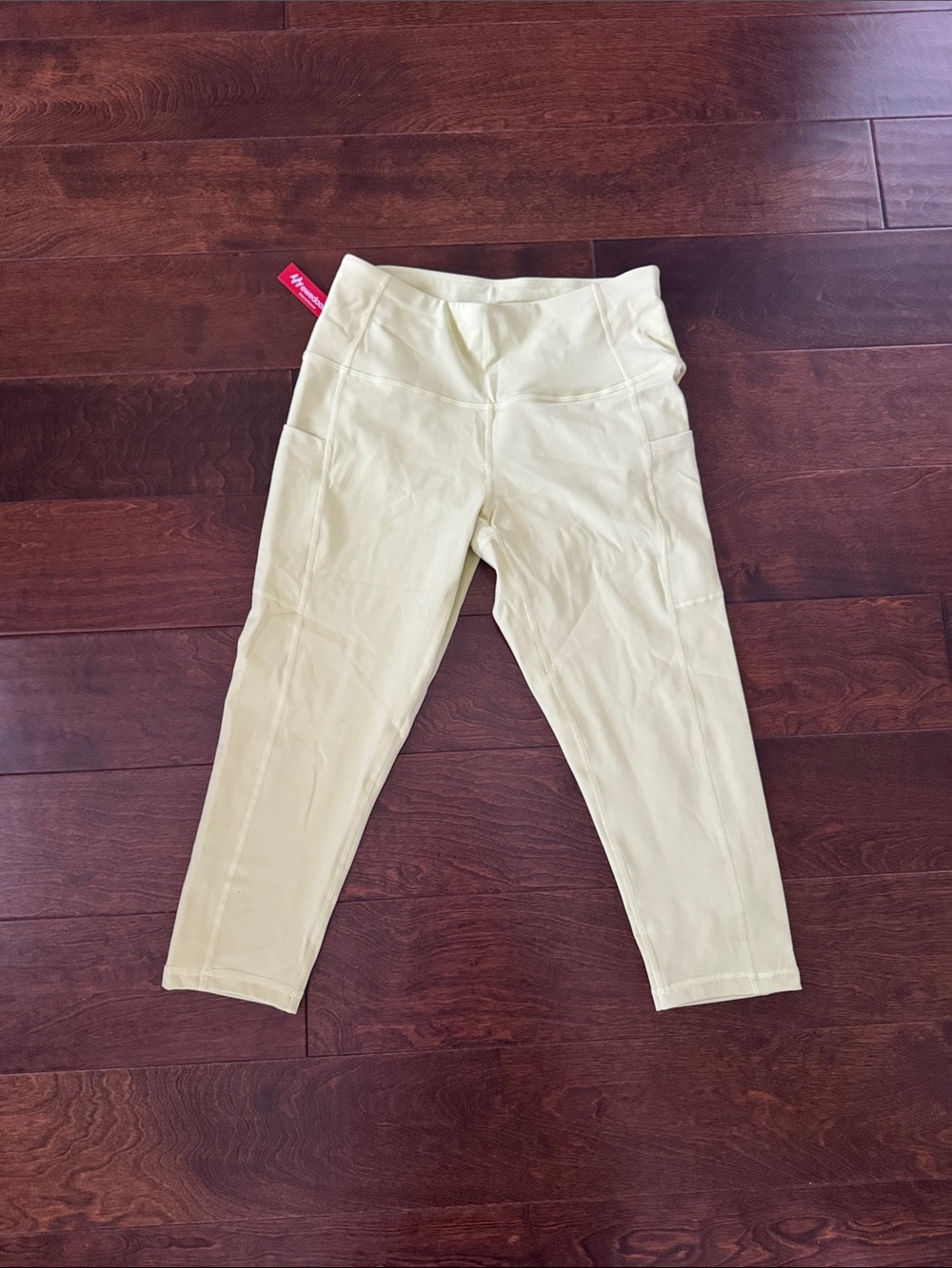 Ewedoos Capri Leggings for Women High Waisted lime green